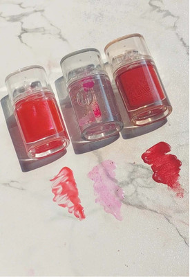 GFSU - GO FOR SOMETHING UNIQUE Pink Water Gloss Clear Lip Glaze Waterproof Non-stick Cup Hydrating Lip Stain(15 ml)