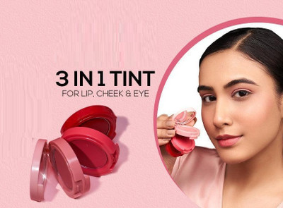 REIMICHI Smooth & Blendable 3 in 1 Tint For Lips,Cheek & Eyes(multicolor, 3 g)