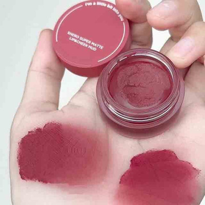 Latixmat Dual-Use for Lips & Cheeks Tint Natural Matte Finish With Enriched Vitamin C Lip Stain(8 g)