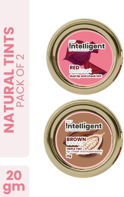 TuCo Intelligent Pack of 2 Tints - Beetroot & Cocoa Lip Stain(20 g)
