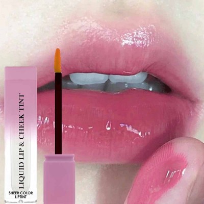 WOONGMI Liquid Lip Gloss For Girls & Women Non Sticky, High Shine(4 ml, TRANSPRENT)