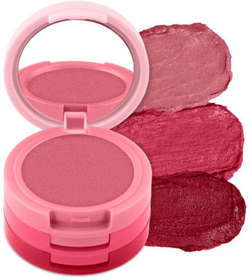 Renee Glam Stack 3-In-1 Lip & Cheek Tint - Pink, Seamless Finish, Smooth & Blendable Lip Stain(4.5 g)