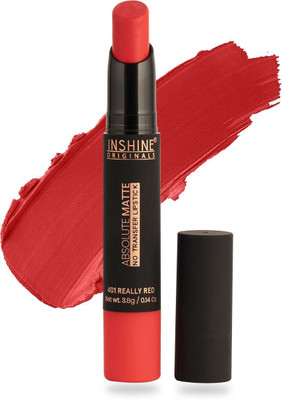 Inshine Absolute Matte No Transfer Waterproof Lipstick(REALLY RED, 3.5 g)