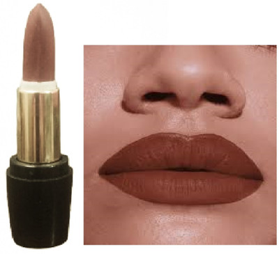 Luipui trending long lasting brown matte finish lipstick pack of 1 waterproof(brown, 6 g)