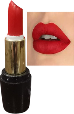 Luipui best waterproof red color matte lipstick pack of 1(red, 6 g)