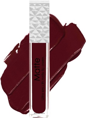 MYEONG Ultra Smooth Maroon Color, Long Lasting Weightless Matte Finish Silky Lipstick(Maroon, 6 ml)