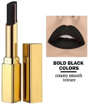 NADJA Matte Creamy Formula Moisturising & Long Lasting |Lipstick(black, 3.6 g)