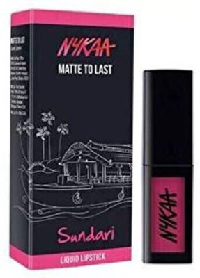 NYKAA Matte To Last Lipstick -Sundari 26(Pink, 4.2 ml)