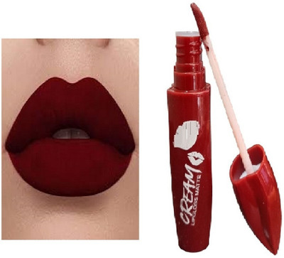 Luipui new maroon matte finish latest new best lipstick liquid form fashionable pack1(maroon, 6 ml)