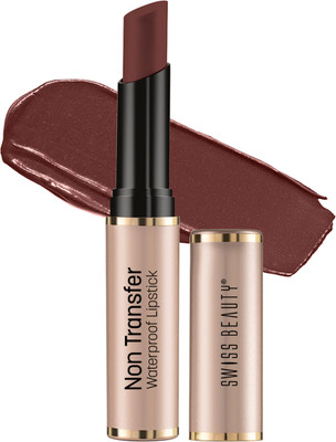 SWISS BEAUTY Non Tranfer Long Lasting Lipstick SB-S17(chocobar, 3 g)