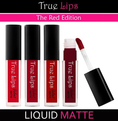K3NTERPRISES The Red Edition Matte Liquid Lipstick Pack of 4(Red, 12 ml)