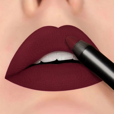 YAWI 2 IN 1 Super Stay 24 HOUR CRAYON LIP STICK(Plum Houes, 3.5 g)