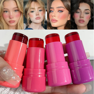 Latixmat Cooling Water Jelly Tint Blush Stick, Multi-Use Cheek and Lip(MULTICOLOR, 40 g)