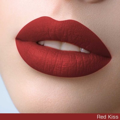 NEUD Matte Liquid Lipstick Red Kiss with Lip Gloss - 2 Packs(Red Kiss, 6 ml)