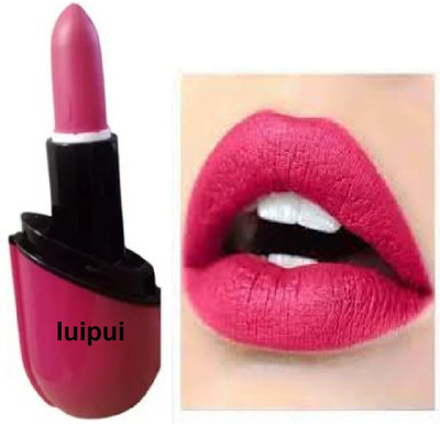 Luipui best pink matte look lipstick amazing waterproof(pink, 6 g)