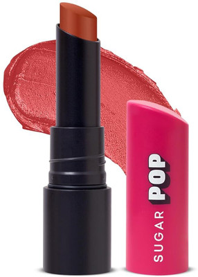 SUGAR POP Ultrastay Transferproof Matte Lipstick 06 Autumn Amber - 4 Gms(Ruby Red, 4 g)