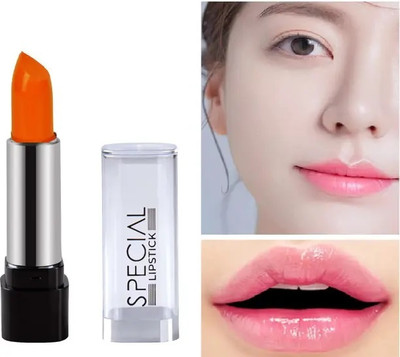 THTC Changing Color Long-Lasting Nourish Protect Lipstick(ORANGE, 3 g)