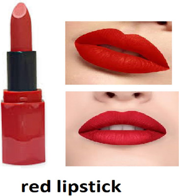 Luipui waterproof matte finish crayon form lipstick red color trending pack of 1(red, 6 g)
