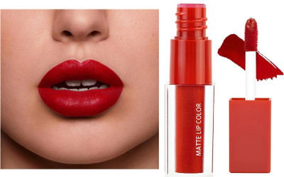 Yuency Non Transfer Professionally Longlasting Lipstick(red, 3 ml)
