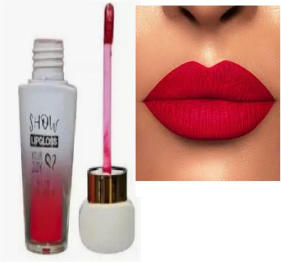 Luipui red glossy liquid matte lipstick pack of 1(red, 6 ml)