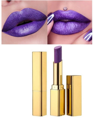 BLUEMERMAID PERFECT PURPLE COLOR SHIMMER CREAMY MATTE LIPSTICK(PURPLE, 3.6 g)