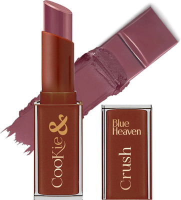 BLUE HEAVEN Cookie & Crush Chocolate-Flavored Soft-Matte Lipstick(Chocochip Need, 3.4 g)