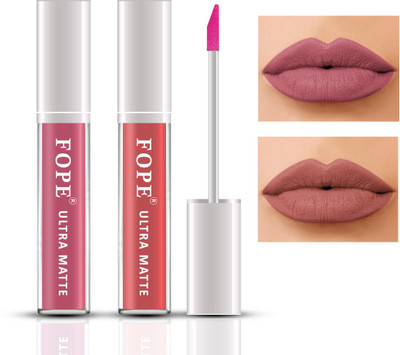 FOPE Ultra Matte Liquid Lipsticks For Every Skin Tone-UM03202323(Deep Rose, Dark Rose, 8 ml)