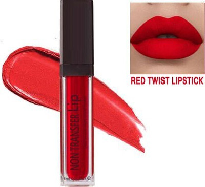 K3NTERPRISES Non Transfer Waterproof Professionally Longlasting Liquid(Red Twist, 8 ml)