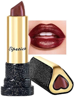 Yuency SHIMMERY SHINY MULTI PURPOSE METALLIC SEQUINS LIPSTICK(RED, 3.6 ml)