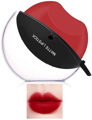 MYEONG Apple Design Matte Lipstick Maroon Velvet Color Lipstick(Red, 5 ml)