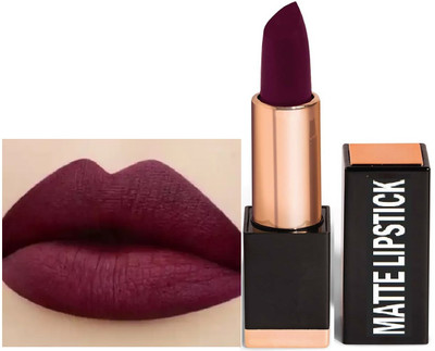 Yuency Long Lasting & Highly Pigmented Matte Finish lipstick(MERLOT, 3.5 g)