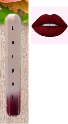 Luipui maroon lipstick in liquid, waterproof pack of 1(maroon, 6 ml)