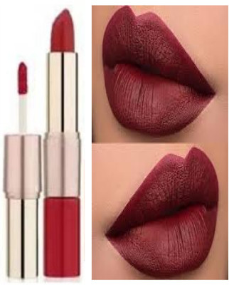 Luipui MAROON 2 IN 1 MATTE LIPSTICK CRAYON + LIQUID(MAROON, 6 g)