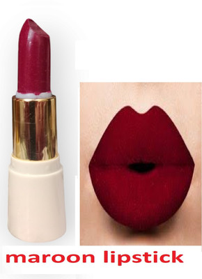 Luipui trending maroon matte finish wonderful lipstick pack of 1(maroon, 6 g)