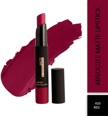 GABBU Lip Lock No Transfer Smudge-Proof Matte Lipstick(RED WINE, 3.5 g)
