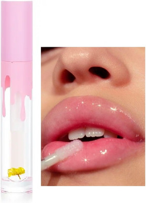 Emijun YELLOW NEW FLOWER TRANSPARANT LIP GLOSS(YELLOW, 6 ml)