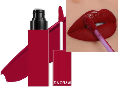 MYEONG Matte Kiss Me Red Highly Pigmented Super Stay Matte Ink Liquid Lipstick(Kiss Me, 5 g)