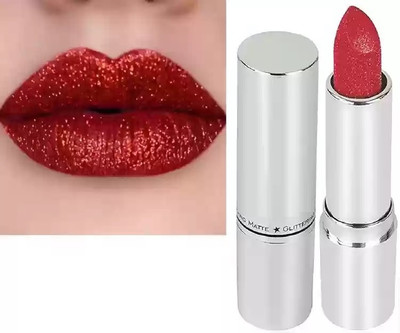 GFSU - GO FOR SOMETHING UNIQUE Glitter Sparkly Waterproof Lipstick(Keep it Red, 3.8 g)