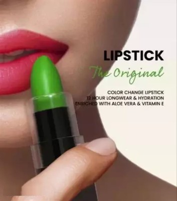 ADJD SPECIAL LIPSTICK BEST COLOR SHIFT LONG LASTING & KISS PROOF ALOE VERA(GREEN, 3.6 g)