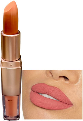 Luipui SMOOTH AND BEAUTIFUL 2 in1 MATTE LIGHT BROWN LIPSTICK(LIGTH BROWN, 6 ml)