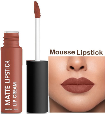 DARVING Liquid Matte Lipstick,Transferproof & Enriched with Vitamin E(Coral Sense, 6 ml)