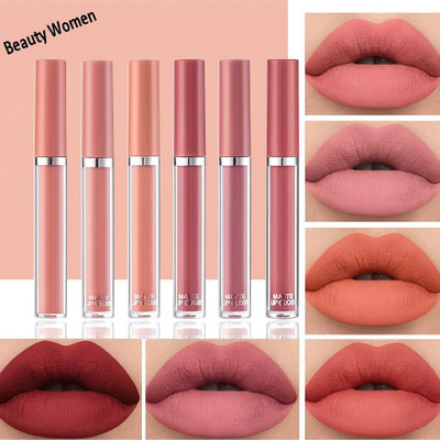 CB3 BEAUTY Velvet Book Style Set of 6 Matte Liquid Lipsticks Pack(Multicolour, 18 ml)