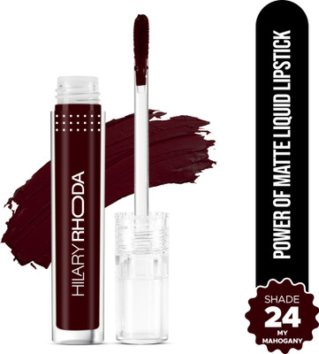 Hilary Rhoda Power Of Matte Liquid Lipstick | Buildable Colour | Long Lasting & Smudge Proof(Shade-24, 3 ml)