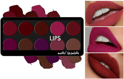 Arcanuy Pigmented Lip PALETTE 15 COLOURS(multi color, 10 g)