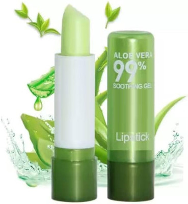 GULGLOW99 Aloe Vera Lips Moisturizer Temperature Color Change Lip Gloss(3.6 g, GREEN)