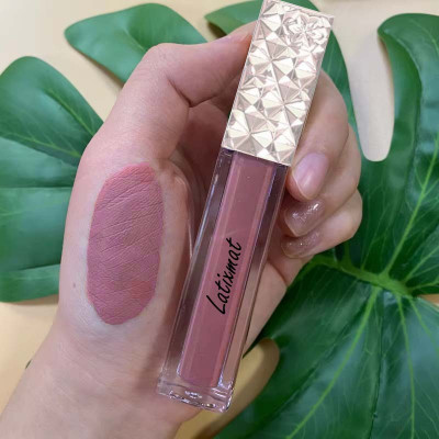 Latixmat Kiss Proof & Long Lasting Velvet Matte Dusky Pink Lipstick(Dusky Pink, 6 ml)