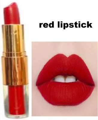 Luipui best amazing pack of 1 red matte lipstick(red, 6 g)