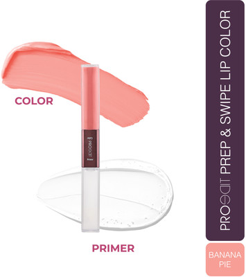 LOTUS MAKE - UP Proedit Prep And Swipe Lip Color With Primer|Smudgeproof||PL05- Banana Pie(Banana pie, 6 g)