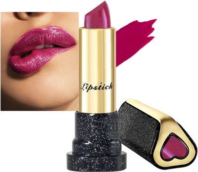 Latixmat SHIMMERY SHINY MULTI PURPOSE METALLIC SEQUINS PINK LIPSTICK(PINK, 3.8 g)
