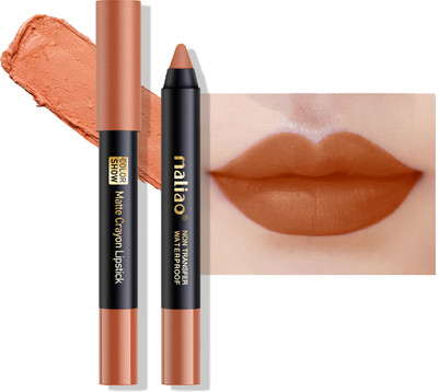 maliao Matte Crayon Lipstick - 6-in-1 Non-Transfer Waterproof Color Show(806 - MASH BROWN, 4.2 g)